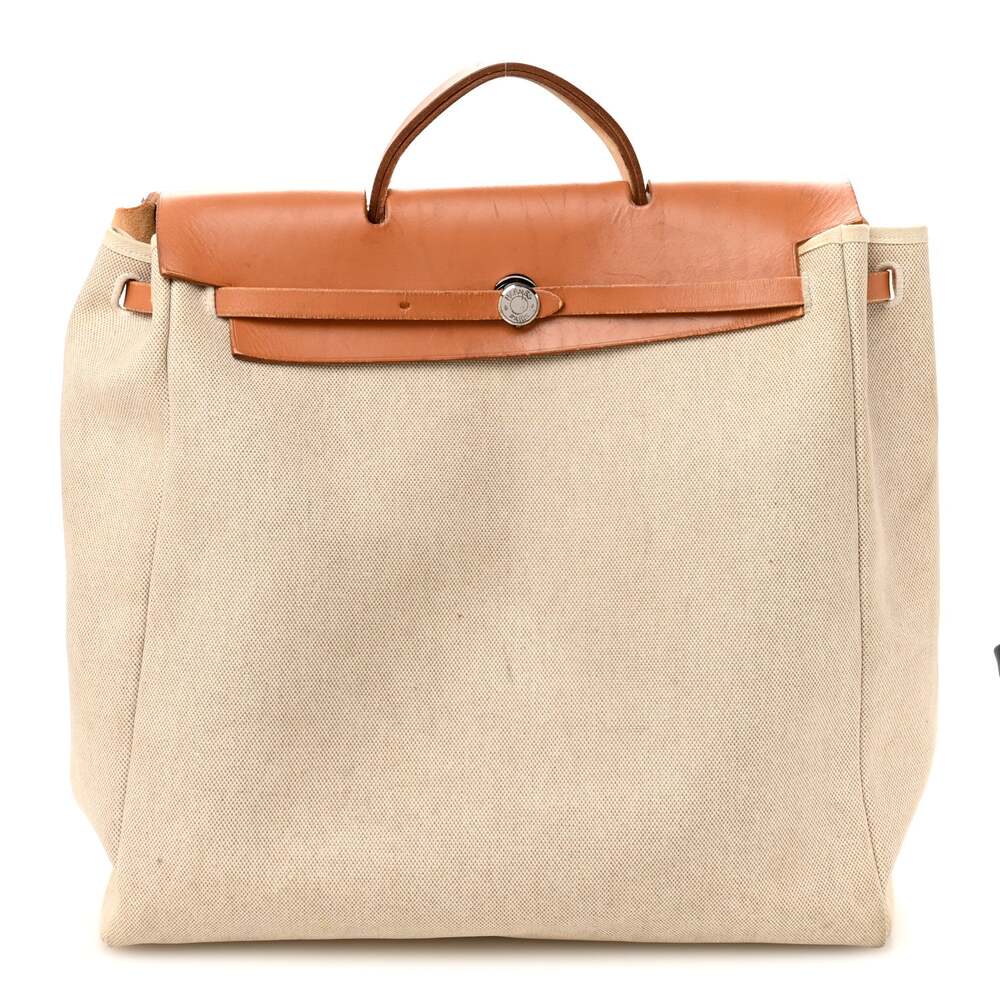 Hermes Toile Vache Calfskin Herbag 39 #269943H15B